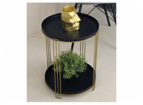 Журнальный столик SHT-CT31 золото / черный муар в Кургане
