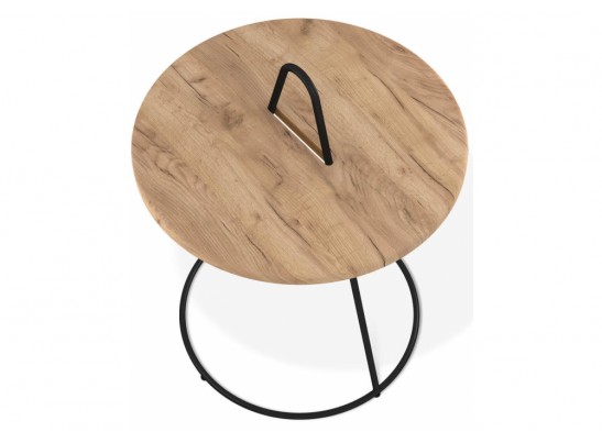 Журнальный столик SHT-CT36 дуб тортуга / черный муар в Кургане