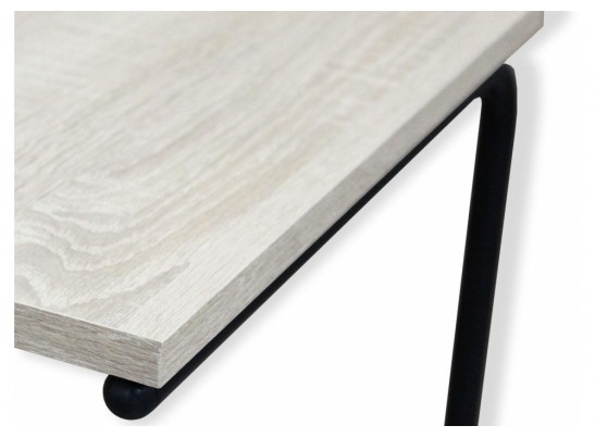 Журнальный столик SHT-CT9 дуб беленый / черный муар в Кургане