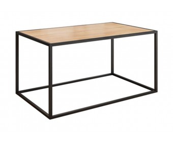 Журнальный столик Стиль 1 черный муар / дуб сонома