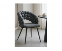 Стул на металлокаркасе Ball dark gray / black в Кургане