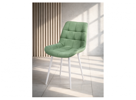 Стул на металлокаркасе Челси 360 К фисташковый (zd 651) / белый в Кургане