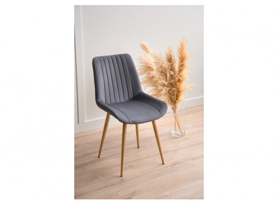 Стул на металлокаркасе Седа 360 темно-серый (zd 995) / золотой в Кургане