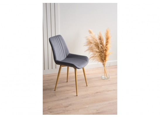 Стул на металлокаркасе Седа 360 темно-серый (zd 995) / золотой в Кургане