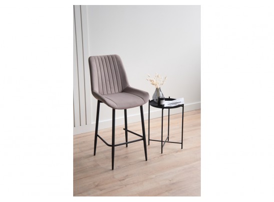 Полубарный стул Седа 360 латте (zd 290) / черный в Кургане