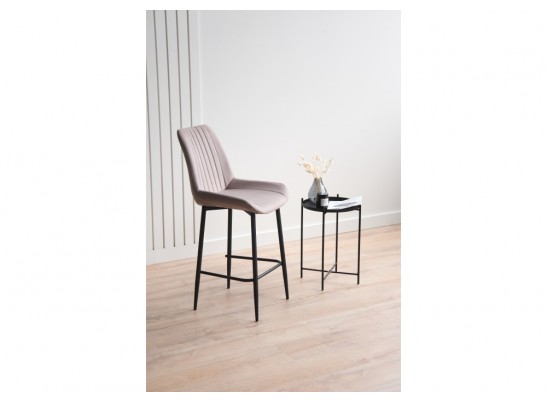 Полубарный стул Седа 360 латте (zd 290) / черный в Кургане