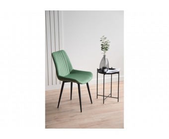 Стул на металлокаркасе Седа фисташковый (zd 651) / черный