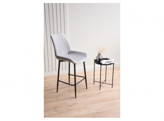 Полубарный стул Седа 360 светло-серый (zd 960) / черный в Кургане