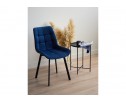 Стул на металлокаркасе Челси 360 П синий (zd 798) / черный в Кургане