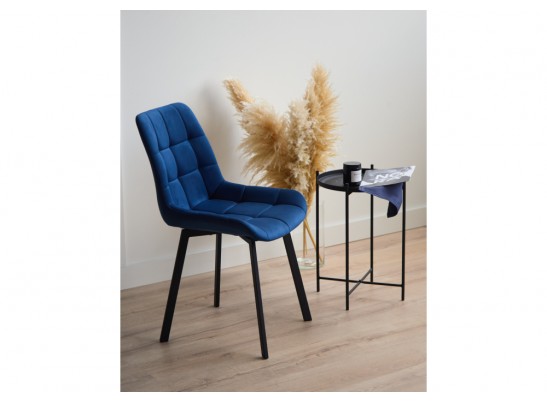 Стул на металлокаркасе Челси 360 П синий (zd 798) / черный в Кургане