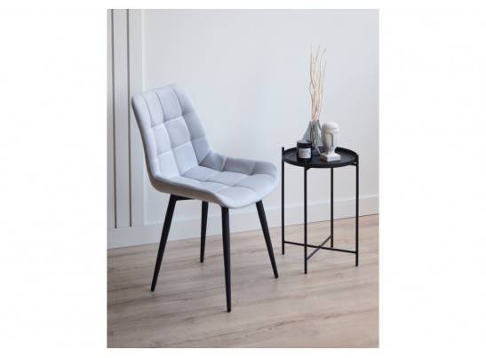 Стул на металлокаркасе Челси 360 К светло-серый (zd 960) / черный в Кургане