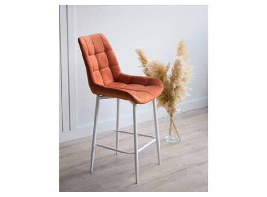 Полубарный стул Челси 360 терракотовый (zd 432) / белый в Кургане