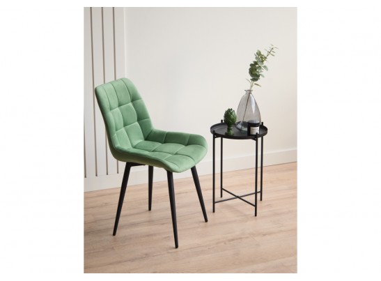 Стул на металлокаркасе Челси 360 К фисташковый (zd 651) / черный в Кургане