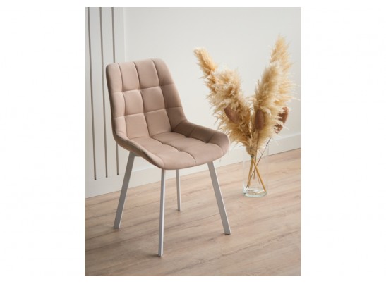 Стул на металлокаркасе Челси П бежевый (zd 210) / белый в Кургане