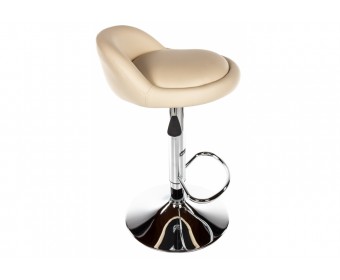 Барный стул ROUND бежевый