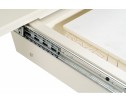 Деревянный стол Альфред 110(160)х110х80 слоновая кость в Кургане