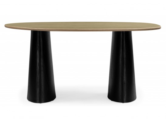 Деревянный стол Ares дуб / черный в Кургане