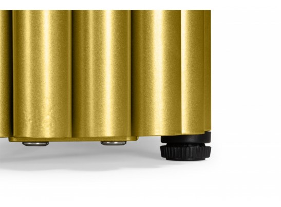 Деревянный стол Бавария B 200 х 90 черная пленка шагрень / золото