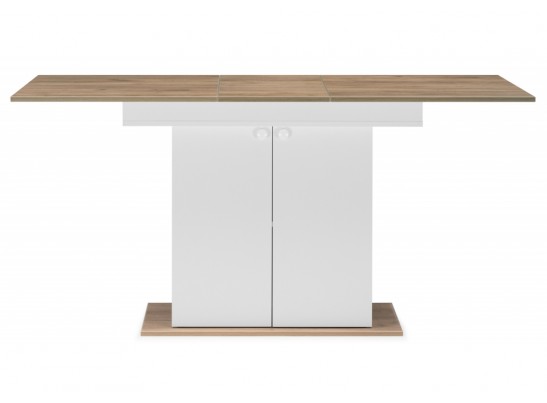 Деревянный стол Carla белый / крафт золотой в Кургане