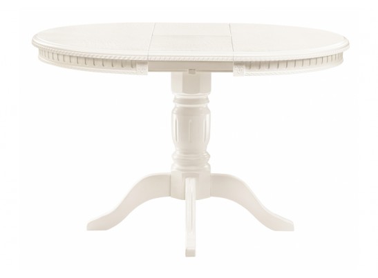 Деревянный стол Долерит круглый бежевый в Кургане