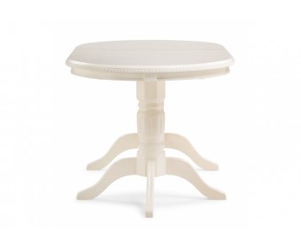 Деревянный стол Эвклаз овальный бежевый