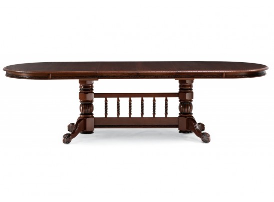 Деревянный стол Кантри 200(280)х107х79 орех / коричневая патина в Кургане