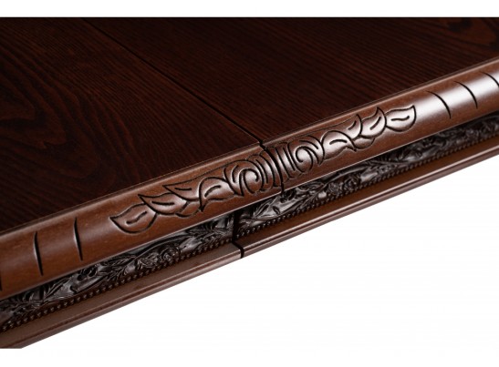 Деревянный стол Кантри 200(280)х107х79 орех / коричневая патина в Кургане