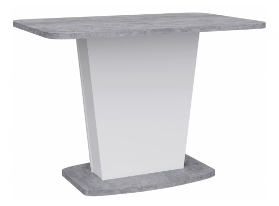 Деревянный стол Комфорт цемент светлый / белый в Кургане