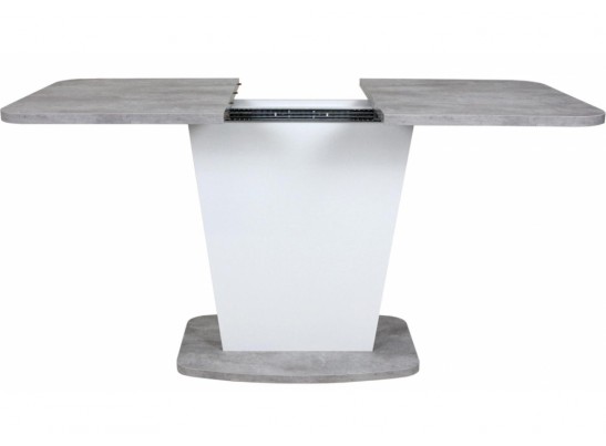Деревянный стол Комфорт цемент светлый / белый в Кургане
