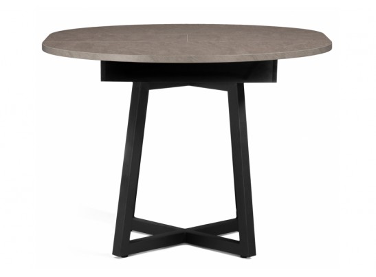 Деревянный стол Регна бежевый / черный каркас в Кургане