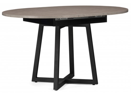 Деревянный стол Регна бежевый / черный каркас в Кургане