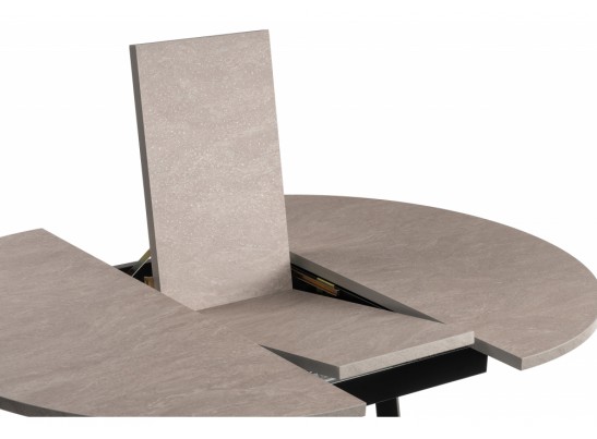 Деревянный стол Регна бежевый / черный каркас в Кургане