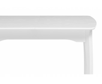 Деревянный стол Терзот прямоугольный 100(130)х70х76 белый