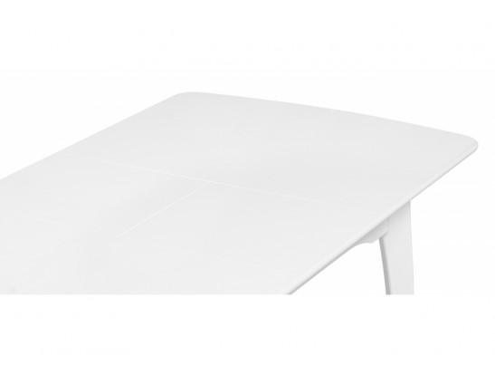 Деревянный стол Терзот прямоугольный 100(130)х70х76 белый в Кургане