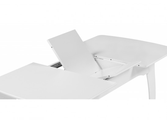 Деревянный стол Терзот прямоугольный 100(130)х70х76 белый в Кургане