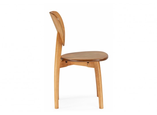 Деревянный стул Окава ольха жесткое сидение в Кургане