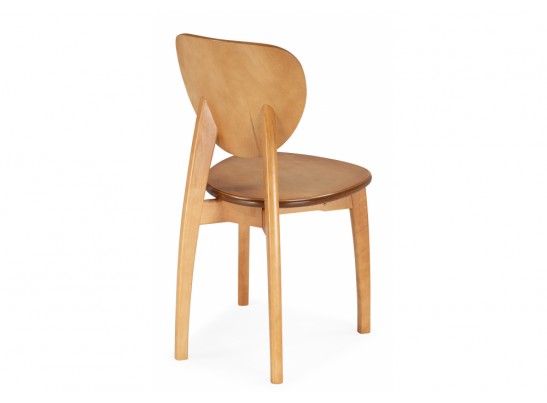 Деревянный стул Окава ольха жесткое сидение в Кургане