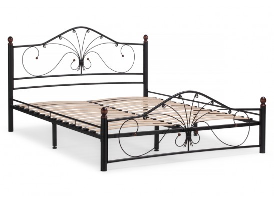 Двуспальная кровать Мэри 2 160х200 черная в Кургане