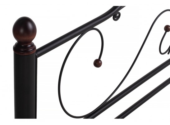 Двуспальная кровать Мэри 2 160х200 черная в Кургане