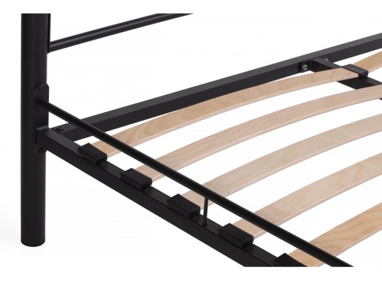 Двуспальная кровать Мэри 2 160х200 черная в Кургане