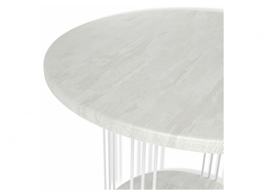 Кофейный столик SHT-CT32-1 бетон лофт / белый муар в Кургане