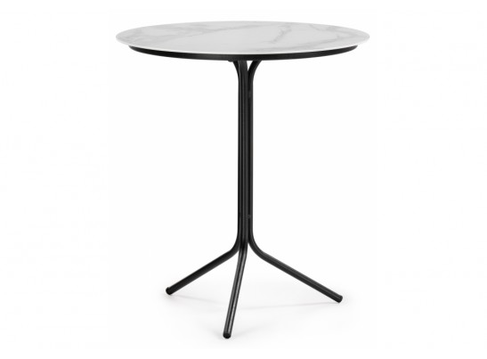 Комплект столиков Рускус белый мрамор / серый мрамор / галифакс в Кургане