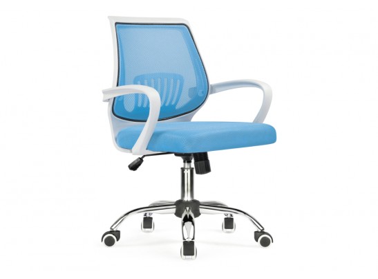 Компьютерное кресло Ergoplus blue / white в Кургане