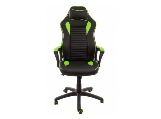 Компьютерное кресло Leon черное / зеленое в Кургане