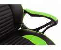 Компьютерное кресло Leon черное / зеленое в Кургане