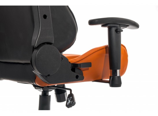 Компьютерное кресло line белое / оранжевое / черное в Кургане