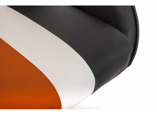 Компьютерное кресло line белое / оранжевое / черное в Кургане