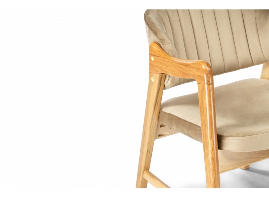 Кресло Никсон ткань В15 / дубовый в Кургане