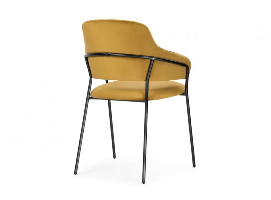 Обеденная группа Ирта дерево / желтый / черный глянец в Кургане