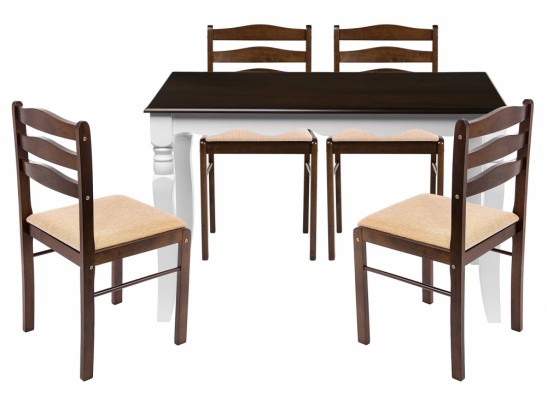 Обеденная группа Хамад dirty oak / white / oak в Кургане